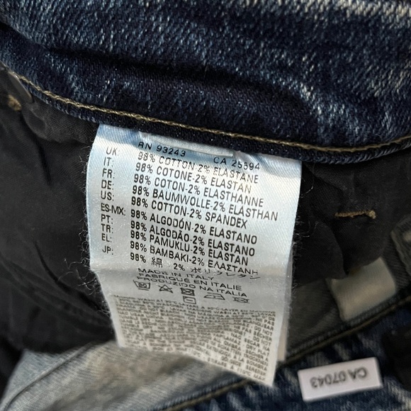 NWT -Diesel Black Gold Women’s Distressed Slim Skinny Jeans - Made in Italy - 28 - Picture 11 of 11